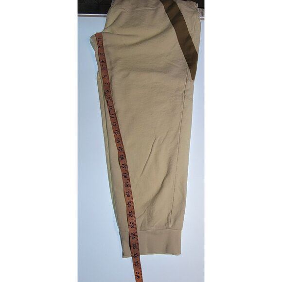 Armani Exchange Sweatpants Mens Large Beige Colorblock Joggers Pants Drawstring - Picture 13 of 13